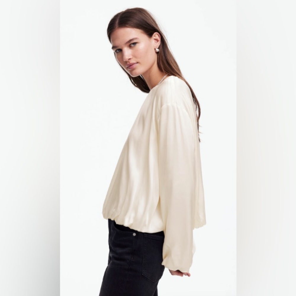 Madewell Bubble Blouse - Picture 2 of 7